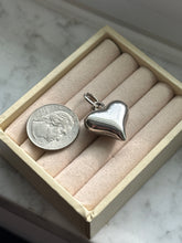 Load image into Gallery viewer, Vintage Sterling Silver Heart Pendant
