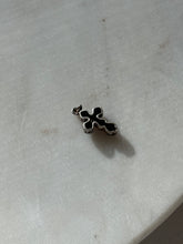 Load image into Gallery viewer, Vintage Multistone Cross Sterling Silver Charm
