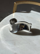 Load image into Gallery viewer, Vintage Sterling Silver Wide Cuff Bracelet
