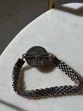 Load image into Gallery viewer, Vintage Panther Link Sterling Silver Bracelet Set
