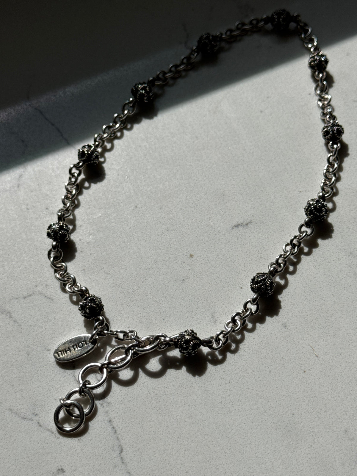 Lois Hill Solid Sterling Silver Chain 16”-18”