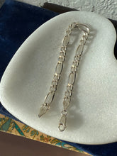 Load image into Gallery viewer, Italian Figaro Sterling Silver Bracelet 7”
