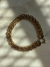 Load image into Gallery viewer, Gold Vermeil Sailor Hook Clasp Bracelet 8”
