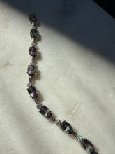 Load image into Gallery viewer, Mystic Blue Topaz Sterling Silver Bracelet 7”
