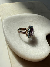 Load image into Gallery viewer, Chunky Sterling Silver Flower Ring Size 10
