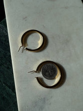 Load image into Gallery viewer, Italian Gold Vermeil Classic Hoops
