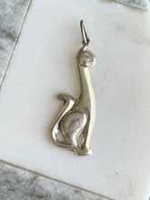 Load image into Gallery viewer, Cat Pendant Sterling Silver

