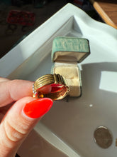 Load image into Gallery viewer, Lagos 18k Gold &amp; Platinum Citrine Ring Size 5
