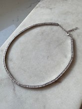 Load image into Gallery viewer, Sterling Silver Choker Tennis Necklace
