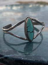 Load image into Gallery viewer, Turquoise Sterling Silver Cuff Bracelet
