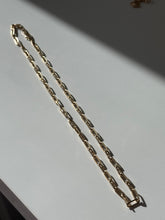 Load image into Gallery viewer, Paperclip Link Lightweight 14k Yellow Gold Chain 20”
