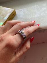 Load image into Gallery viewer, Opal &amp; Amethyst Sterling Silver Ring
