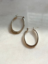 Load image into Gallery viewer, Vintage Sterling Silver Hoop Earrings
