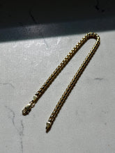 Load image into Gallery viewer, Deadstock Gold Vermeil Rounded Box Chain Bracelet 8.5”
