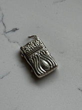 Load image into Gallery viewer, Repousse Sterling Silver Match Holder
