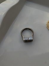 Load image into Gallery viewer, MS Initial Vintage Sterling Silver Ring
