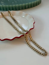 Load image into Gallery viewer, Vintage Gold Vermeil Cuban Link Chain 22”
