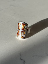 Load image into Gallery viewer, Vintage Mother of Pearl Sterling Silver Ring Size 6.75
