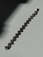 Load image into Gallery viewer, Mesh Chevron Sterling Silver Bracelet 7.25”
