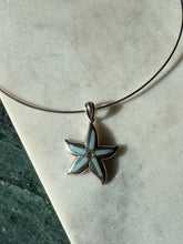 Load image into Gallery viewer, Starfish Sterling Silver Torque Necklace 16”
