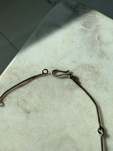 Load image into Gallery viewer, Vintage Modernist Spiral Sterling Silver Necklace 19”
