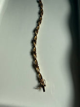 Load image into Gallery viewer, Gold Vermeil Two-Tone Sterling Bracelet 7”
