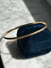 Load image into Gallery viewer, Vintage 14k Solid Gold Thin Bangle Bracelet
