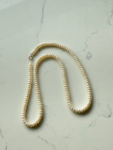 Load image into Gallery viewer, Vintage 10k Gold Pearl Necklace 18”
