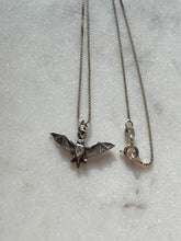 Load image into Gallery viewer, Bat Sterling Silver Necklace 18”
