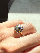 Load image into Gallery viewer, 10k Gold Fill &amp; Sterling Masonic Eastern Star Ring Size 8.25
