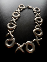 Load image into Gallery viewer, XOXO Vintage Mexico Sterling Silver Chunky Statement Necklace
