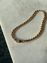 Load image into Gallery viewer, Italian Gold Vermeil Solid Rope Chain Bracelet 7.25”
