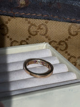 Load image into Gallery viewer, Vintage Bremer 14k Gold Tourmaline &amp; Topaz Band
