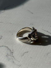 Load image into Gallery viewer, Chunky Double C Sterling Silver Ring Size 10
