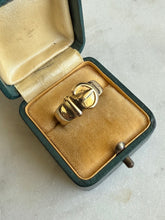 Load image into Gallery viewer, Antique 9k Gold Buckle Ring Size 7
