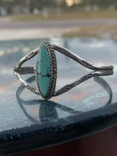 Load image into Gallery viewer, Turquoise Sterling Silver Cuff Bracelet
