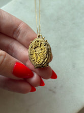Load image into Gallery viewer, Vintage Perfume Locket Necklace 18”
