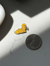 Load image into Gallery viewer, Vintage Yellow Enamel Florida Sterling Charm

