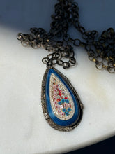Load image into Gallery viewer, Vintage 1930s Floal Micromosaic Necklace
