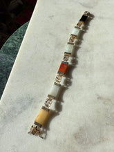 Load image into Gallery viewer, Jade Gold Vermeil Bracelet 7.25”
