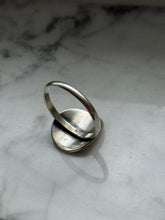 Load image into Gallery viewer, Celestial Evil Eye Sterling Silver Ring Size 12.25

