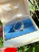 Load image into Gallery viewer, Blue Topaz Sterling Silver Ring Size 7.25
