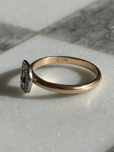 Load image into Gallery viewer, ‘D’ Diamond Initial 14k Gold Ring
