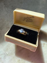 Load image into Gallery viewer, Tanzanite &amp; Diamond 14k Yellow Gold Ring Size 6

