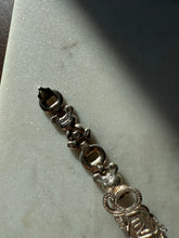 Load image into Gallery viewer, Love You Teddy Bear Sterling Silver Bracelet 6.75”
