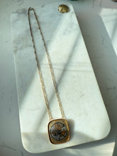 Load image into Gallery viewer, Vintage Reed &amp; Barton Damascene Floral Necklace 21”
