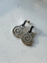 Load image into Gallery viewer, Vintage Spiral Sterling Silver Earrings
