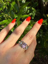 Load image into Gallery viewer, Amethyst Sterling Silver Ring Size 7.25
