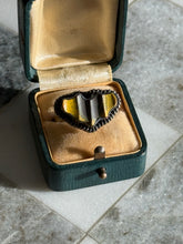 Load image into Gallery viewer, Bumblebee Jasper Bat Sterling Silver Ring Size 10
