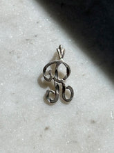 Load image into Gallery viewer, ‘R’ Initial Pendant Sterling Silver
